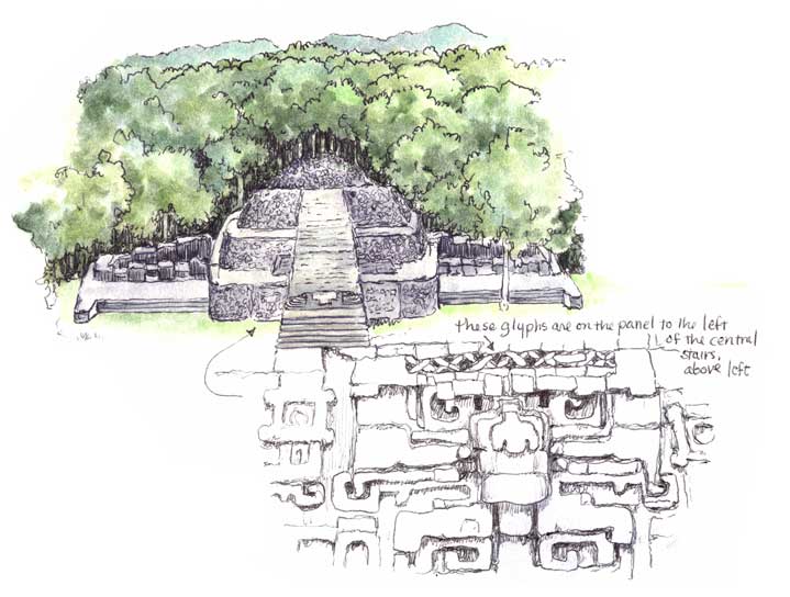 Visiting Caracol ruins...