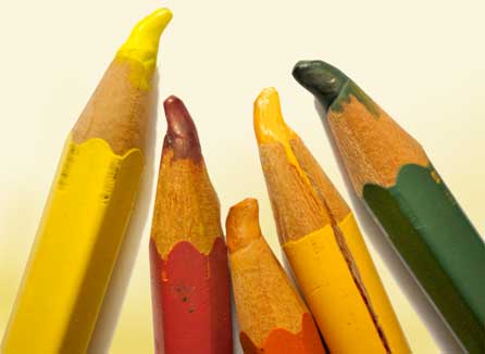keep your pencils dry...
